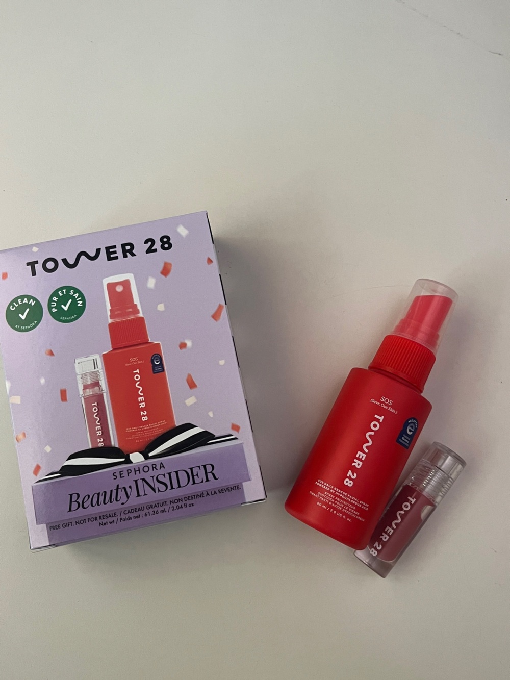 Tower 28 SOS Daily Rescue Spray and Lip Jelly